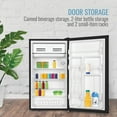 thumbnail image 6 of Keystone New Standard Door 3.3 Cu. ft. Compact Refrigerator with Freezer, Black, KSTRC331DB, 6 of 8