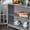 Grey#0, variant on Wooden Sideboards kleankin Sideboard Buffet, Storage Cabinet with 2 Doors, Credenza for Multifunction in Kitchen, Console, Living Room, Gray,Sideboards With Storage
