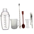 thumbnail image 4 of Kit de camarero de mixología | Juego de coctelera para r bebidas - Herramientas de barra: Coctelera de martini, Jigger, , 700cc Macarena batidor de coctéles, 4 of 7