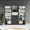 Matte Gray, variant on Home Bookcase 2 Piece , 42" Wide. 8 Shelves & Double Door Cabinet. Matte Gray - White. Spacious Shelf Space For Small Items. Particle Board Piece, Cabinet In Board. Compact Offices And