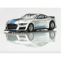 AFX Racing AFX22099 2022 Mustang GT500KR HO Scale Slot Car, Silver & Blue