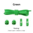 thumbnail image 1 of Lacets Ronds de Sport Sans Attaches à Dégagement Rapide avec Verrouillage à Ressort Réglable, Lacets Élastiques pour Espadrilles, Sangle pour Enfants et Adultes, Accessoires de Chaussures Verts, 1 of 6
