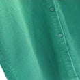 thumbnail image 5 of ChaoHeng Ladies Jackets with Hoods Lightweight 2026 ,Womens Solid Color Buttons Casual Loose Fashion Pockets Shirts Tops(Green,S), 5 of 6