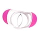 thumbnail image 4 of Paquete de 3 rebanadores de mango Soledad acero inoxidable color rojo rosa, 4 of 7
