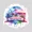 1pcs, variant on Washington Sticker American Flag State Outline Novelty Laptop Sticker Phone Decal Water Bottle Stickers Car Decals