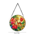 thumbnail image 3 of Guodhu Acrylic Puzzle Sun Catcher Deer Shape 3D Crystal Puzzle Window Hanging 100 Pieces 8x10 Inch Clear Acrylic Puzzle Rainbow Maker for Home Office(multicolour P), 3 of 7