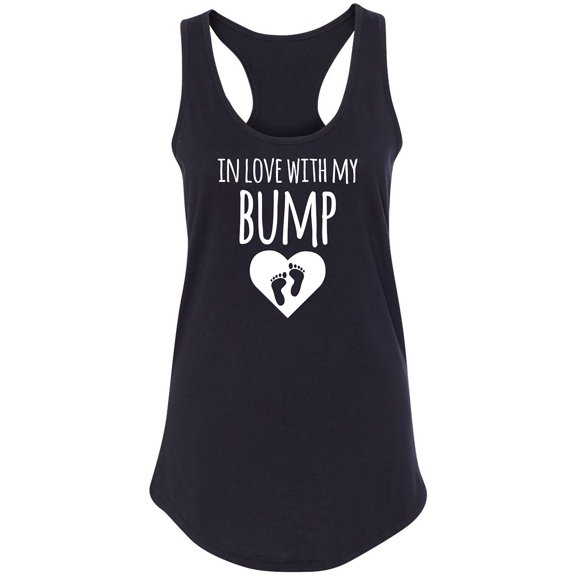 In Love With My Bump Racerback Tank
