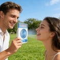 thumbnail image 6 of Mecorevxz Portable Fan USB Type Compact Rechargeable High Speed Solar Powered Outdoor Power Suitable for Office Supplies(Blue), 6 of 7