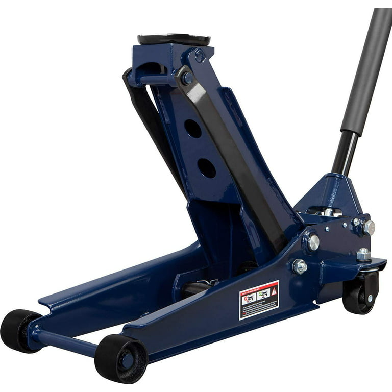 TCE AT84007U Torin Hydraulic Low Profile Service/Floor Jack with Dual Piston Quick Lift Pump, 4 Ton (8,000 lb) Capacity, Blue