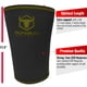 thumbnail image 3 of Rodilleras de 7 mm (1 par) - Rodilleras de alto rendimiento para levantamiento de pesas, cross training y powerlifting - Las mejores rodilleras y correas de compresión - Para hombres y mujeres (Negro/, 3 of 5