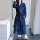 thumbnail image 1 of Batas de invierno para mujer, camisón cálido, albornoz para parejas, camisón de invierno para hombre y mujer, pijamas para mujer., 1 of 3