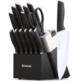 thumbnail image 1 of Juego de cuchillos Astercook de 15 piezas de acero inoxidable alemán afilado, 1 of 8