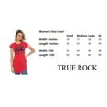 thumbnail image 2 of True Rock Jr Women's Coco Made Me Do It Long T-Shirt (Red/Black, X-Large), 2 of 2