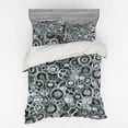 thumbnail image 2 of Ambesonne Grey Bedding Set 3 Pcs, Clock Technologic Pattern, Twin XL, Grey Grey, 2 of 3