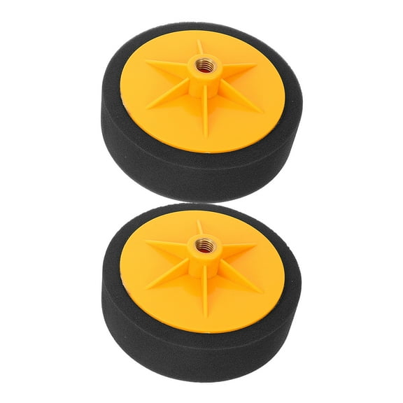 2 Pcs Car Polishing Pad The Car Wax Applicator Pad Drill Sander Attachment