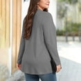 thumbnail image 5 of UQJfacai Lightweight Tunic Cardigan For Women Long Sleeve Open Front Cardigans Fall Elegant Outwear, 5 of 6