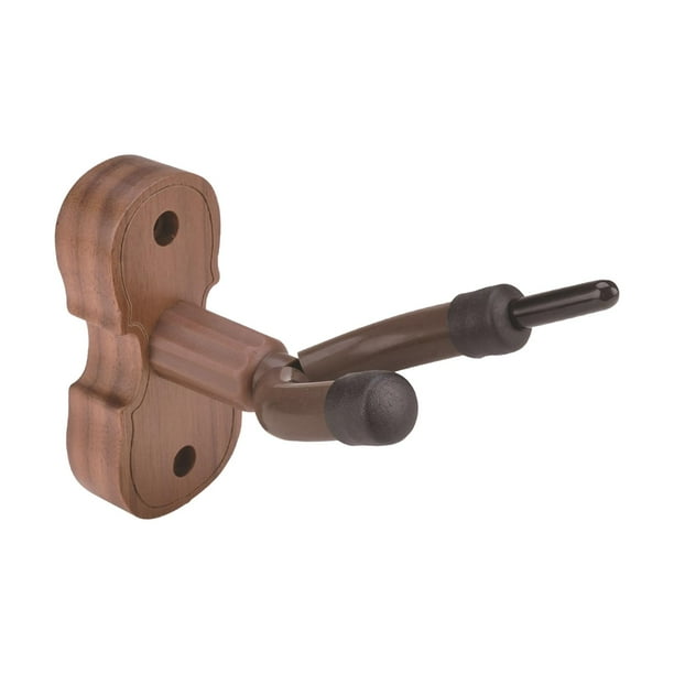 Soporte de pared para violín Sunnimix Madera Nogal Negro