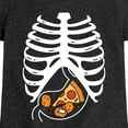thumbnail image 3 of Instant Message - Pizza Nuggets Skeleton - Toddler & Youth Girls Short Sleeve Graphic T-Shirt, 3 of 6