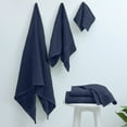 thumbnail image 6 of Martex Easy Living 6-Piece Cotton Towel Set, Soft & Quick-Dry Towels, Navy, 6 of 11