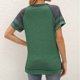 thumbnail image 2 of Pntutb Mujeres Casual Manga Corta Mangas Acampanadas O-cuello Sólido Camiseta Suelta Blusa tops Pntutb Pntutb-732, 2 of 7