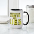 thumbnail image 4 of CafePress - Alternative Facts Are Lie - 15 oz Ceramic Large White Novelty Mug, 4 of 4