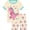 2pcs Dinosaur, variant on QEFJNO 3-10Y Kids Girls Pajamas Set Soft Viscose 2PCS Short Sleeve Sleepwear for Toddler Girls Dinosaur Pjs Summer