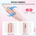 thumbnail image 4 of Automatic Hair Curler, Professional Auto-Rotating Curling Iron with 1 Inch Ceramic Barrel, 4 Adjustable Temperature Settings, Anti-Tangle & Anti-Scald Design for All Hair Types, Pink, 4 of 6