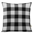 thumbnail image 1 of Vargottam Square Pillow Cover - Decorative Pillow Covers18x18 Inches,PrintedWhite & BlackThemePillowcase, DecorativeSquareCushionCovers, 1 of 6
