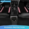 thumbnail image 3 of Road Comforts Hyper Pillar Car Floor Mat - All-Weather, Universal Fit for Most Cars Pink, 3 of 8