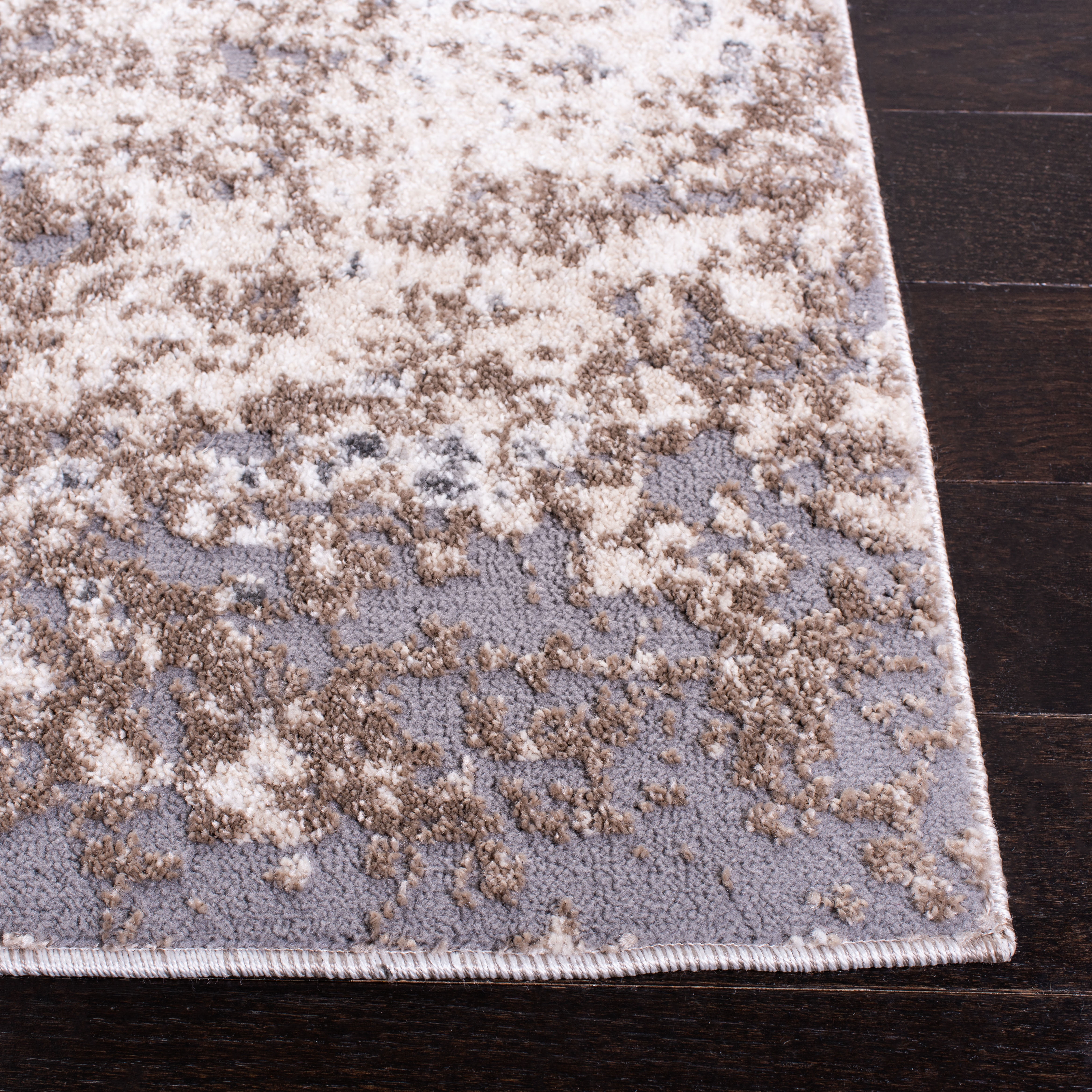 SAFAVIEH Aston Stephanie Abstract Area Rug, Ivory/Gray, 4' x 6'