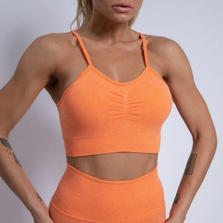 

Women Leggings Crop Top Sports Bra Fitness Workout Gym Yoga Pants Seamless