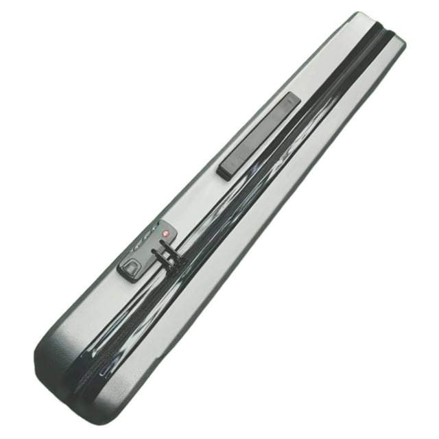 jinwen Billiard Pool Cue Carrying Case 1/2 Cue Case Portable Pool Cue Storage Pouch Code Lock Silver