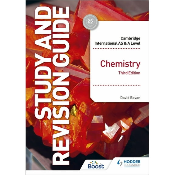 Cambridge International As/A Level Chemistry Study and Revision Guide Third Edition: Hodder Education Group, (Paperback)
