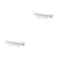 thumbnail image 4 of Colgador de baño Advancent ABS Rosa 2piezas giratorio 180 grados 6 ganchos, 4 of 6