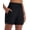 Black, variant on Women's Swim Shorts High Waisted Quick Dry 5'' Modest Swimsuits Bottoms Tummy Control Boxer Liner Board Shorts with Zipper Pockets Aqua Blue L