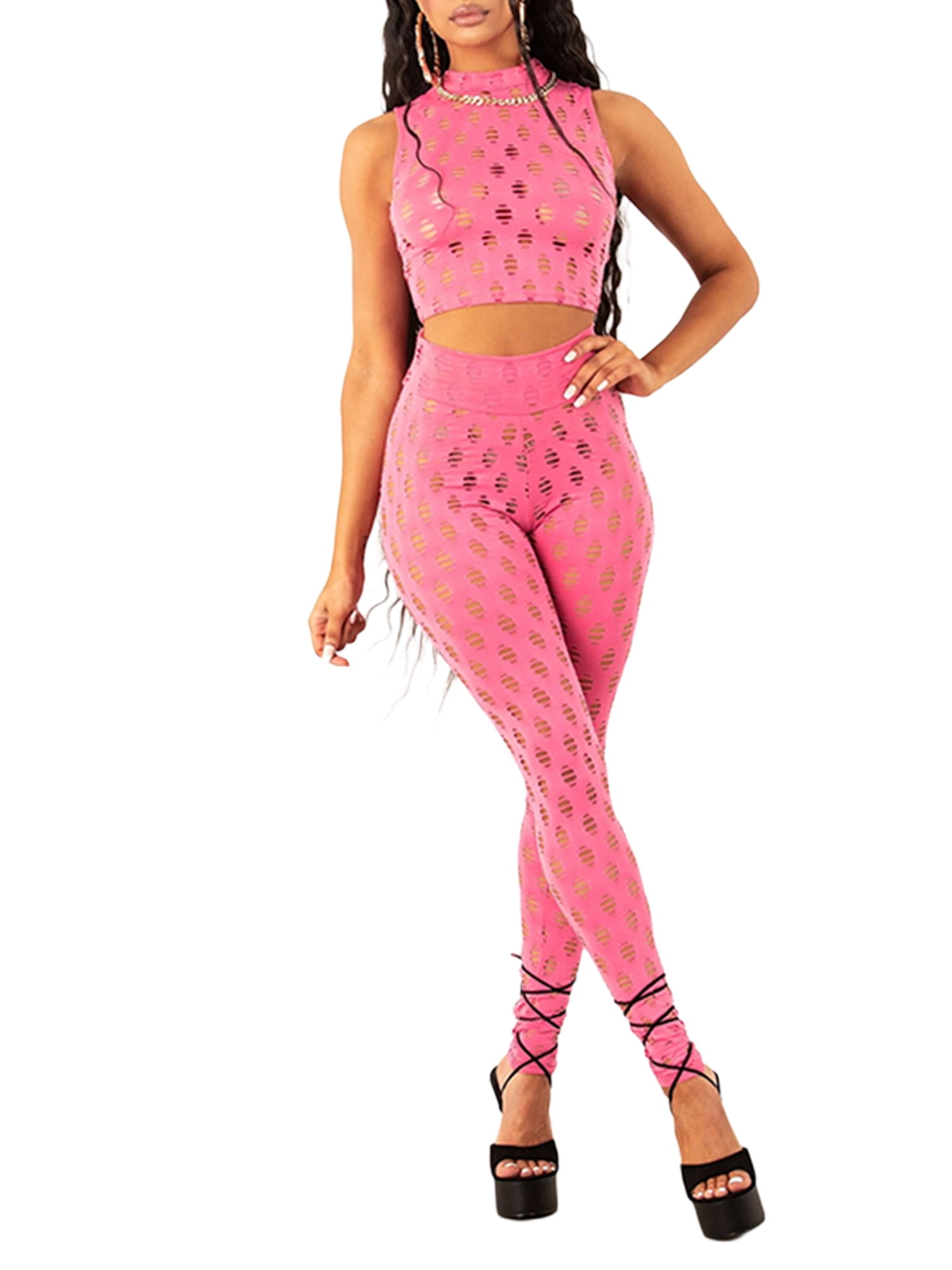 red 2 piece outfit