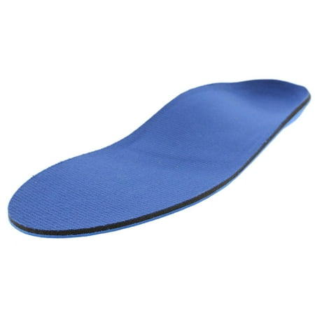 Powerstep Pinnacle Shoe Insoles - Shock-Absorbing Arch Support - Blue - Womens 12 / Mens 10-10.5