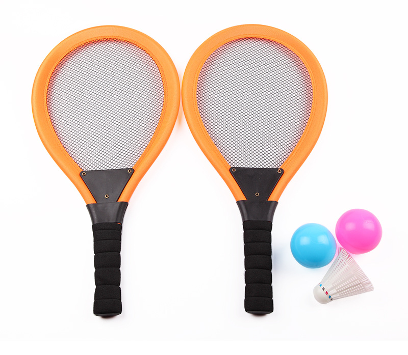 Badminton Set for Kids with 2 Rackets, Soft Training Balls and Badminton Birdie Junior Tennis