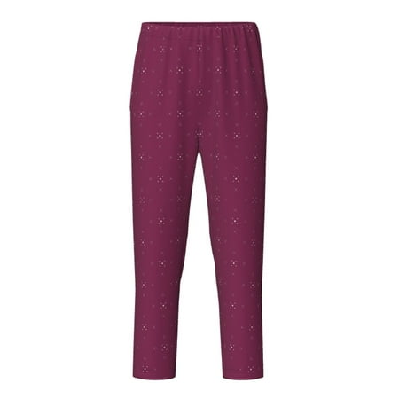 Fuzoiu Small Stars Print Teenagers Pajama Pants Lounge Pants with 2 Pockets Elastic Waist Kids Sleep Bottoms Comfy Sleepwear PJ Bottoms for Kids-XS(5-6)