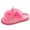 Pink, variant on Puntoco Women'S Shoes Clearance,Women'S Winter Home Furry Ears Indoor Slippers Soft Comfort Footwear Shoe Red