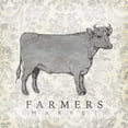 thumbnail image 2 of Grey, Jace 20x20 Black Ornate Wood Framed with Double Matting Museum Art Print Titled - Cow Farmer, 2 of 4