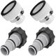 thumbnail image 1 of Adaptador de manguera de repuesto para bomba de rosca Starlight-Intex de 4 piezas ER, 1 of 5
