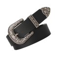 thumbnail image 4 of Guardoinrt Ceintures en Faux Cuir avec Boucle Sculptée pour Femmes Jeans Robe Noire Type A 5Set, 4 of 6