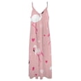 thumbnail image 4 of Flamingo Pattern Sleeveless Dress Women's Luxury Party Dress Birthday Dresses for Women, 4 of 7