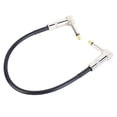 thumbnail image 1 of Effect Cable, Right Angle Plug Professional Guitar Effect Cable 6.35mm  For Sound Mixer For Recording, 1 of 8