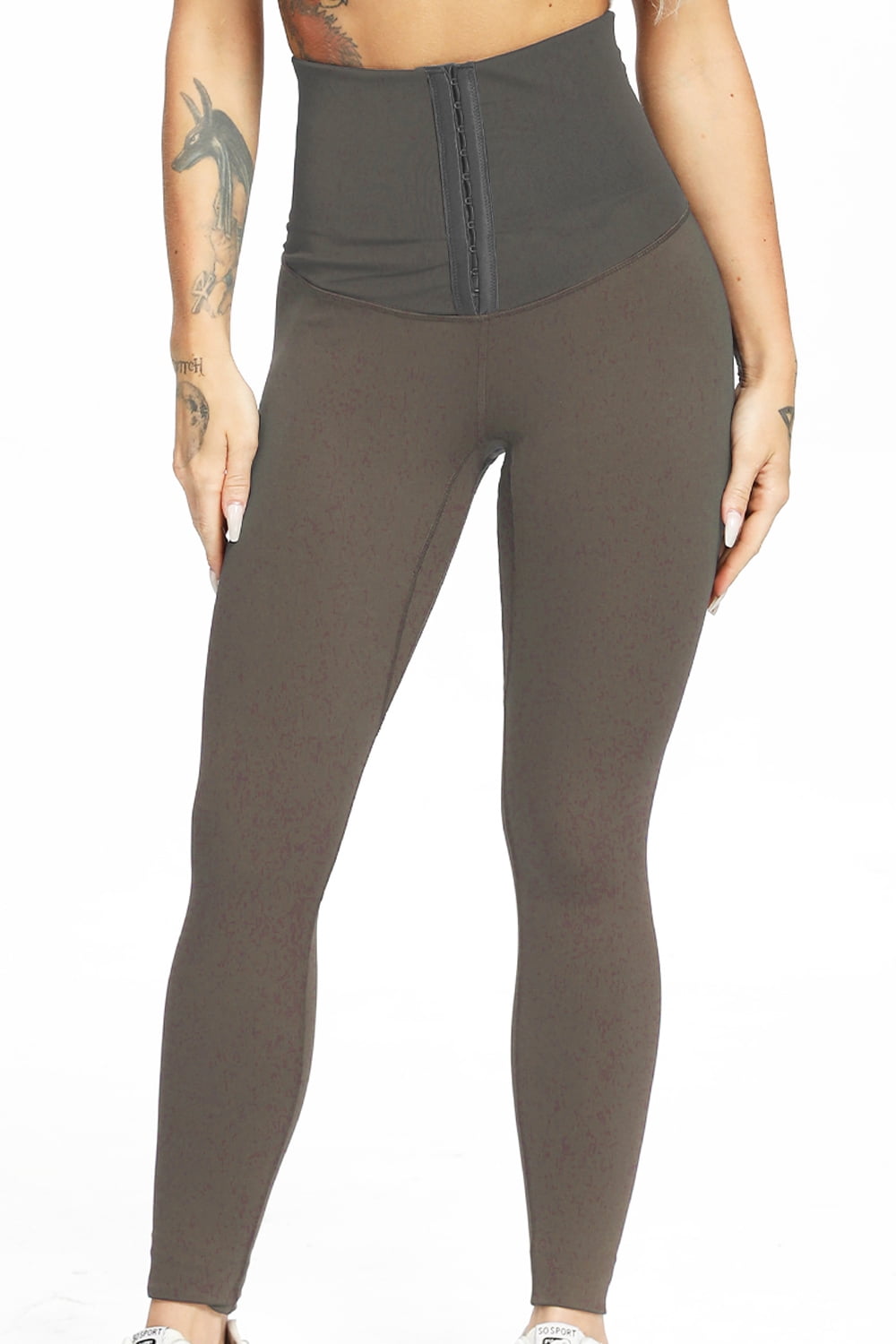 RIOJOY Womens Super High Waist Corset Body Shaper with Adjustable Hook