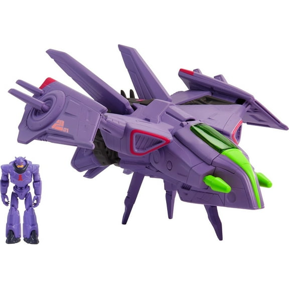 Disney and Pixar Lightyear Hyperspeed Series Zurg Fighter Ship (9 in) & Zurg Action Figure (2.25 in)