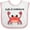 White and Pink, variant on Inktastic Cute and Crabulous Funny Crab Boys or Girls Baby Bib