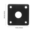 thumbnail image 2 of WASHWEPE 3Ud Base Plástica Para Jack De Guitarra Accesorio Resistente Y Fácil De Instalar, 2 of 6