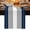 blue, variant on Navy Blue Grey Stripe Table Runner 48 Inches Long, Modern Art Horizontal Striped Kitchen Coffee Dining Table Decoration for Home Party Birthday Wedding Home Decor 13x48 Inches